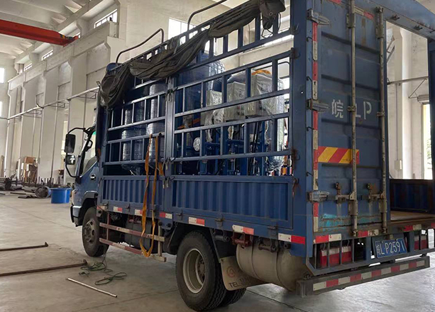 浙江東陽(yáng)整車(chē)直達(dá)，五套定壓補(bǔ)水機(jī)組已發(fā)貨！