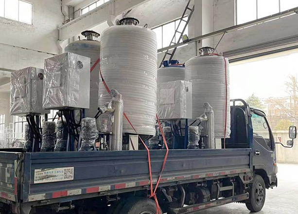 貴州銅仁整車直達定壓補水真空脫氣機組4套